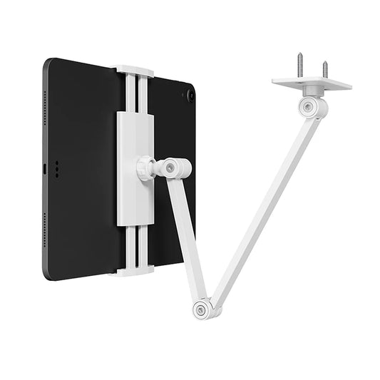 Tablet Wall ceiling Mount for Kitchen Foldable Adjustable 5-13 inch Tablet stand