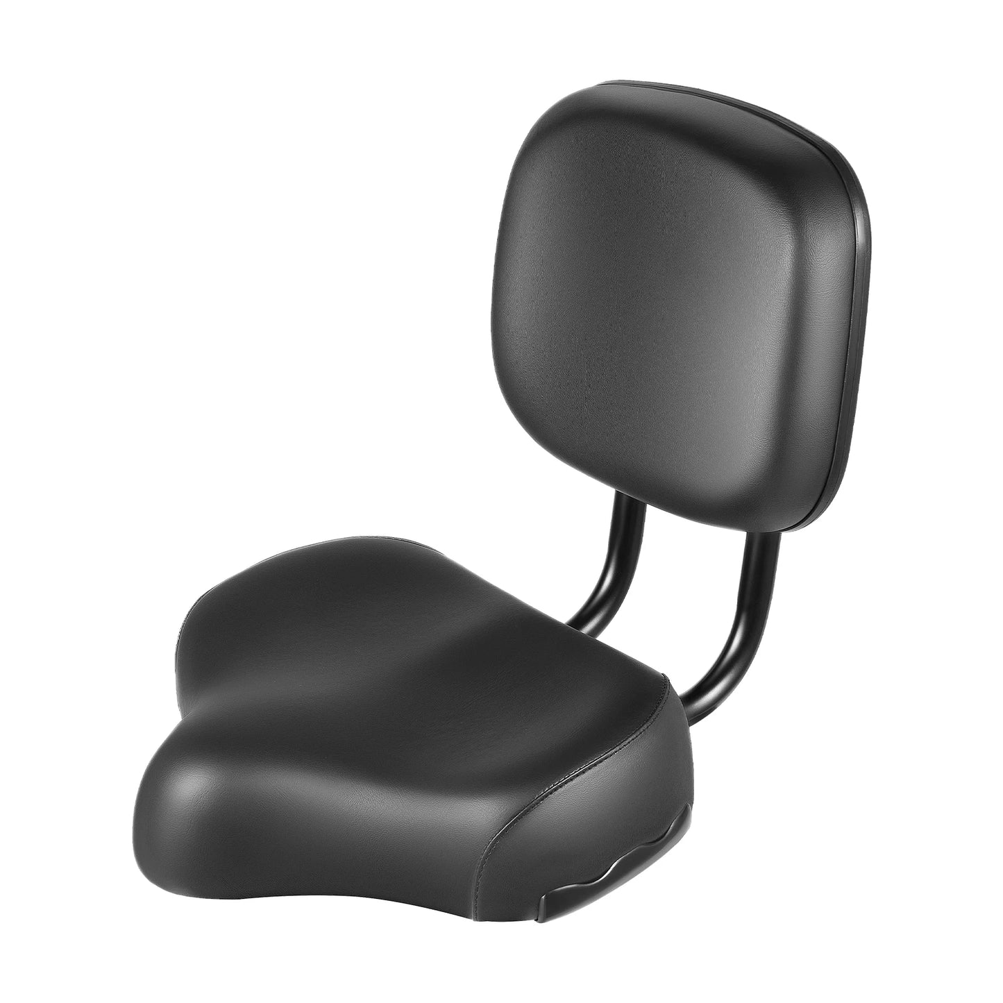 Bike Seat with Backrest, Large Comfortable Cushion, Tricycle Saddle, Wide Back Support, Ergonomic Design for Long Ride Comfort