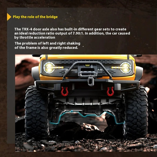 NEW Upgrades 2025 HB R001 Bronco with electric winch 1/10 4WD Remote Control Off-road Vehicle Electric Model RC Climbing