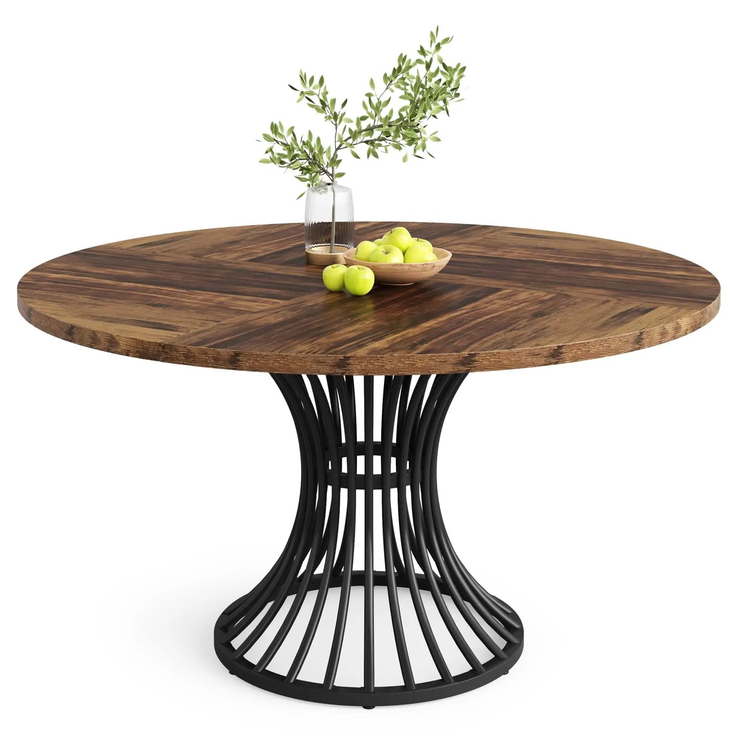 Tribesigns 47" Round Dining Table, Seats 4-6