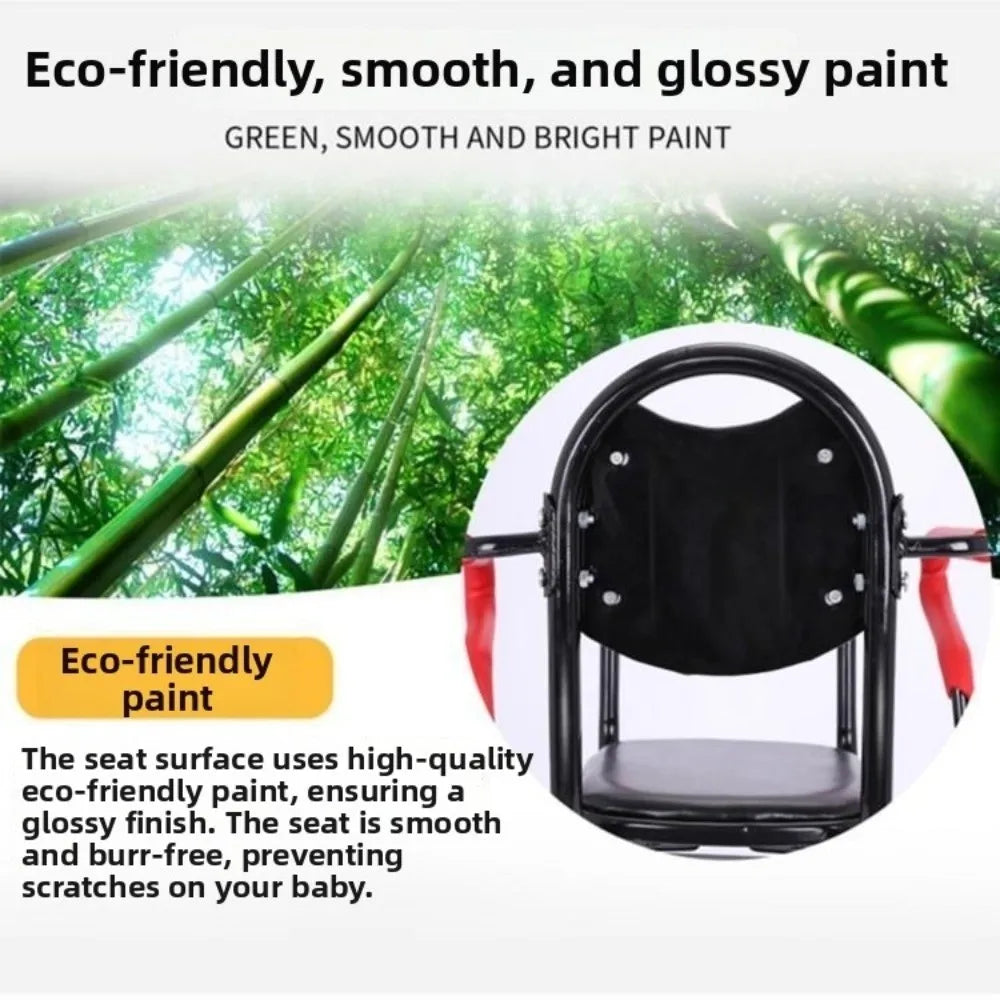 Rear-mounted Child Bike Seat Saddle Armrest Easy Installation Child Bicycle Seat for MTB Pedal Child Safety Seat Baby Seat
