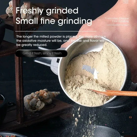 Electric Multipurpose Grinder Portable Coffee Grinder Automatic Spices Mill Household Stainless Steel Grinder With handle