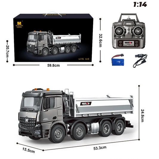 Remote Control Alloy Toy Dump Truck