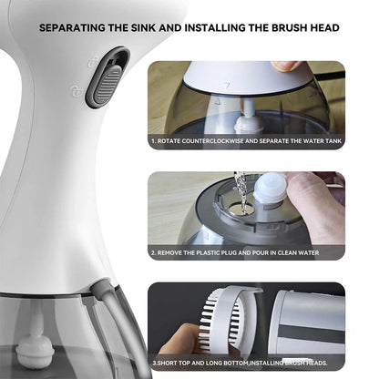 Portable Travel Garment Steamer Electric Handheld Fabric Steam Iron Fast-Preheating Clothes Wrinkle Removal Home Ironing Machine