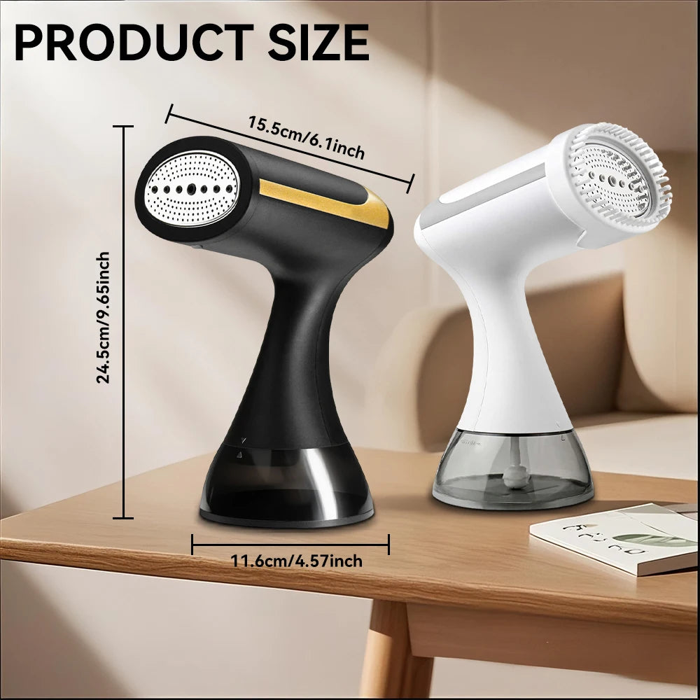 Portable Travel Garment Steamer Electric Handheld Fabric Steam Iron Fast-Preheating Clothes Wrinkle Removal Home Ironing Machine