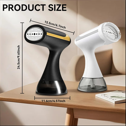 Portable Travel Garment Steamer Electric Handheld Fabric Steam Iron Fast-Preheating Clothes Wrinkle Removal Home Ironing Machine