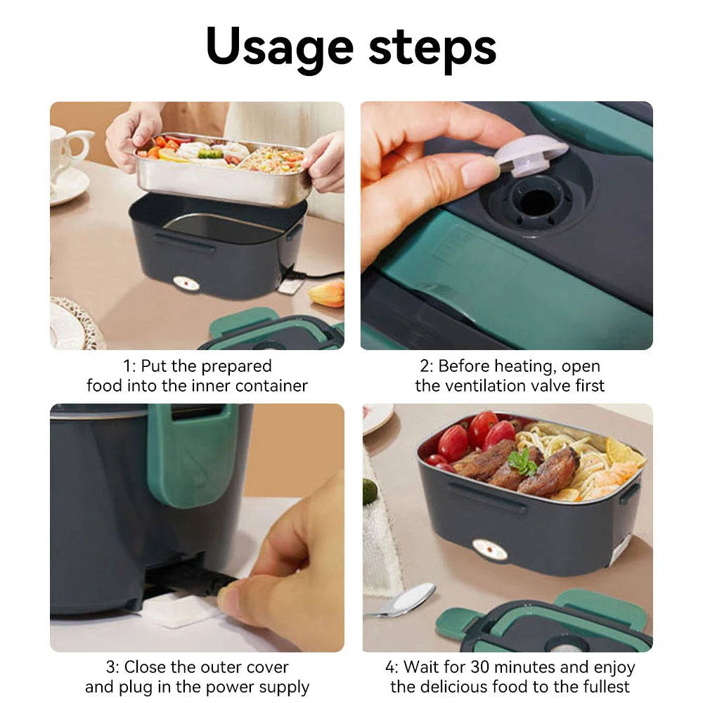 1.5L Electric Lunch Box Food Warmer