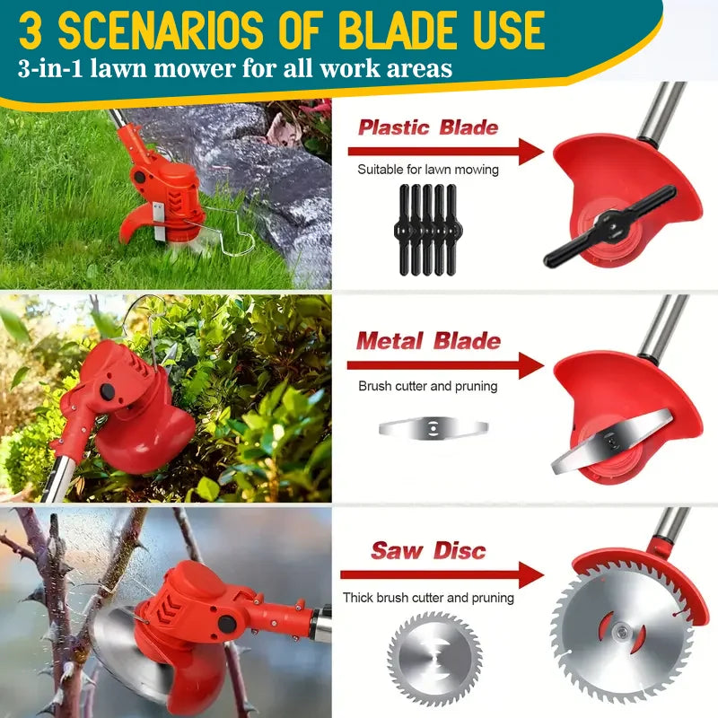Cordless Gardening Tool W/Batteries and Accessories