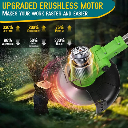 Cordless Gardening Tool W/Batteries and Accessories