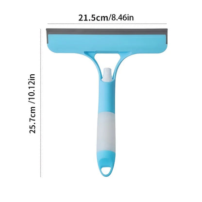 3-in-1 Window Cleaning Tool - Handheld Sprayer, Squeegee & Scrubber