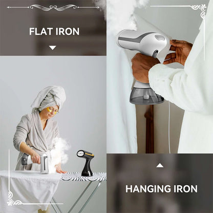 Portable Travel Garment Steamer Electric Handheld Fabric Steam Iron Fast-Preheating Clothes Wrinkle Removal Home Ironing Machine