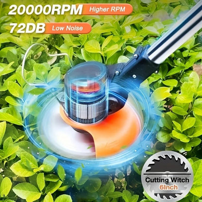 Lawn Edger, Weed Wacker, Cordless W/Batteries and Accessories