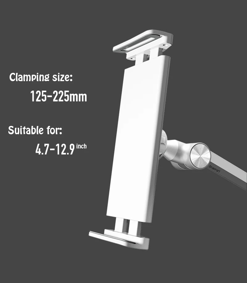 Tablet Wall ceiling Mount for Kitchen Foldable Adjustable 5-13 inch Tablet stand For phone & tablet & ipad