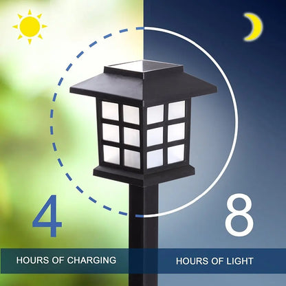 8pcs solar nitelights