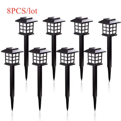 8pcs solar nitelights