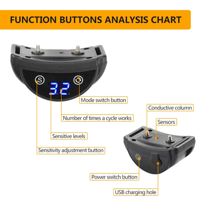 Bark Shock Collar for Dogs Automatic