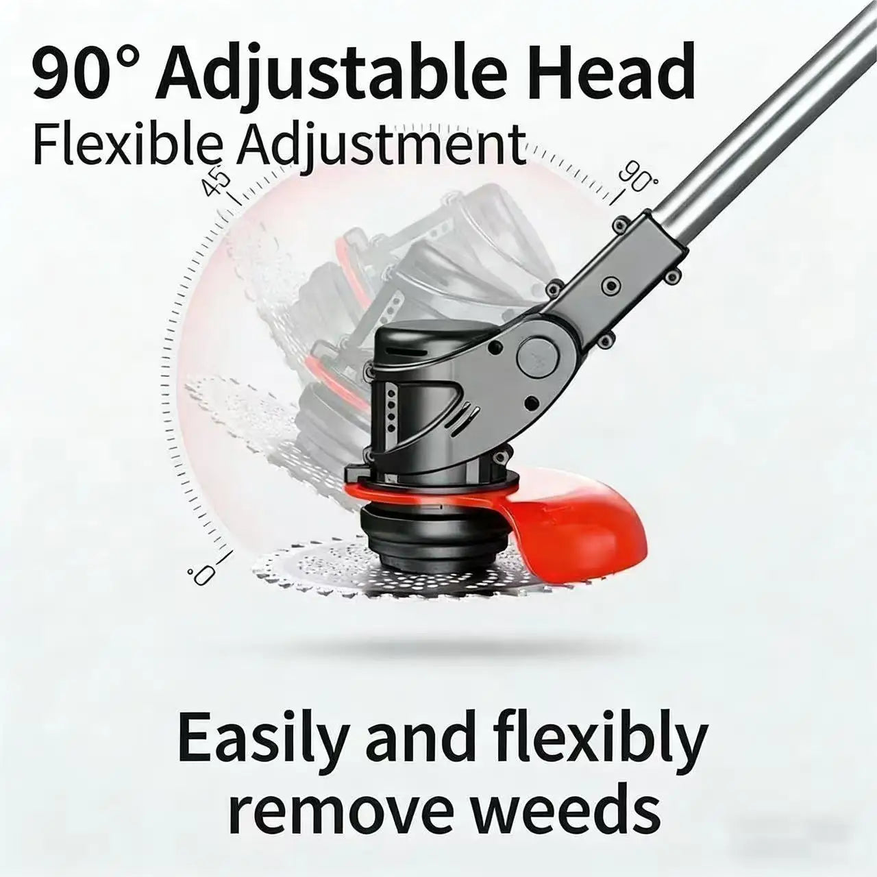 Heavy Duty Brush Saw W/Batteries