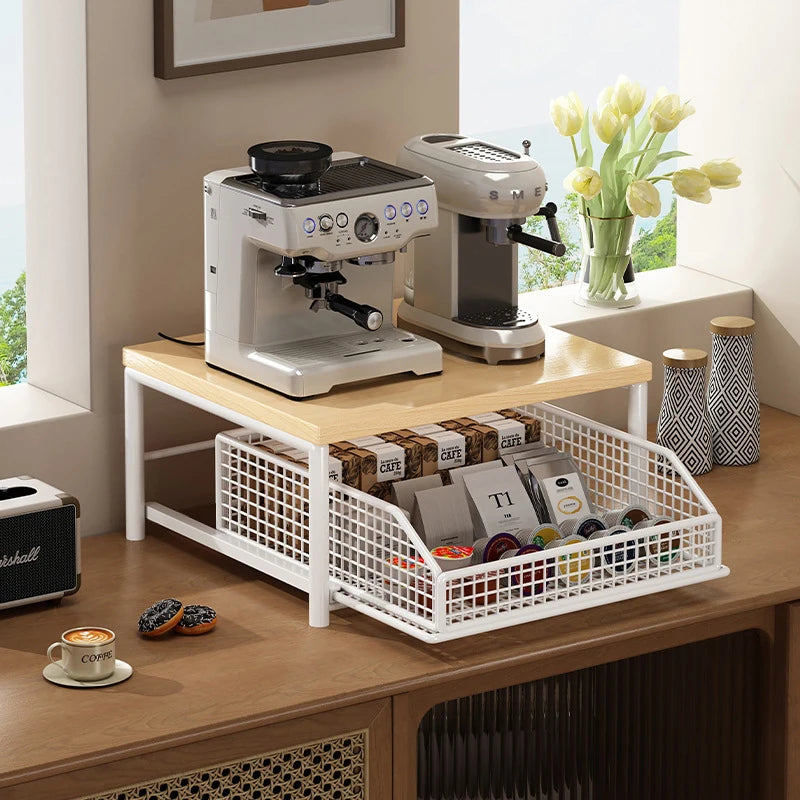 Kitchen Countertop Organizer – Multi-Use Shelf for Microwave