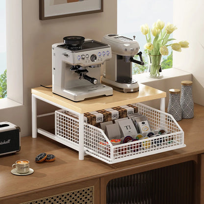Kitchen Countertop Organizer – Multi-Use Shelf for Microwave