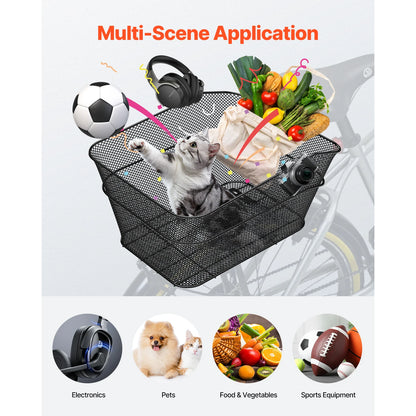 SucceBuy Rear Bike Basket
