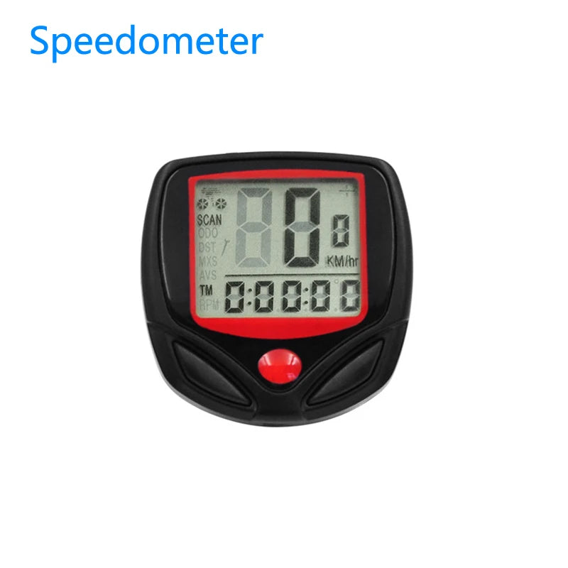 Bicycle Speedometer, Waterproof Wired Digital