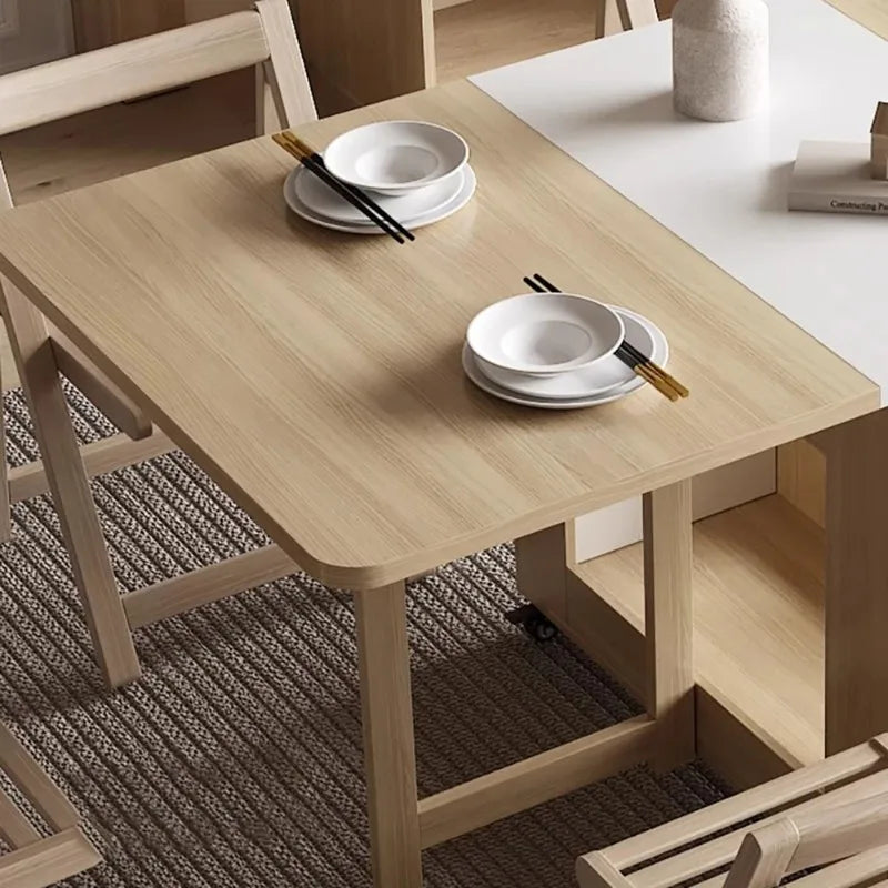 Luxury Folding Dining Table Set W/2-4-6 Folding Chairs