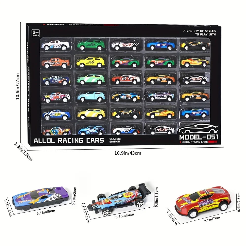 50PCS 3 inch Cars Toys Set