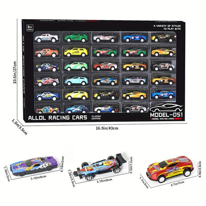 50PCS 3 inch Cars Toys Set