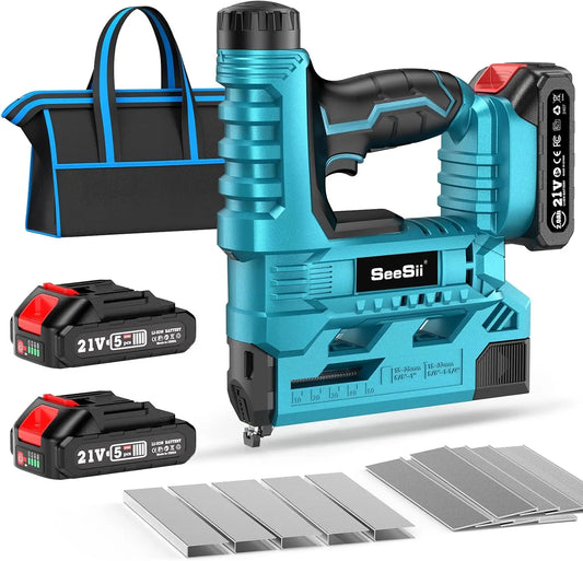 Cordless Nailer, Stapler, 18ga. W/batteries