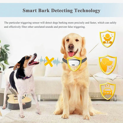Anti bark dog collar Electric shock Vibration sound