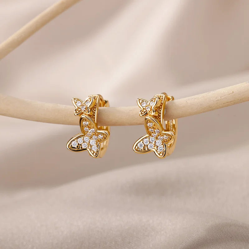 Butterfly Earrings For Women Girls