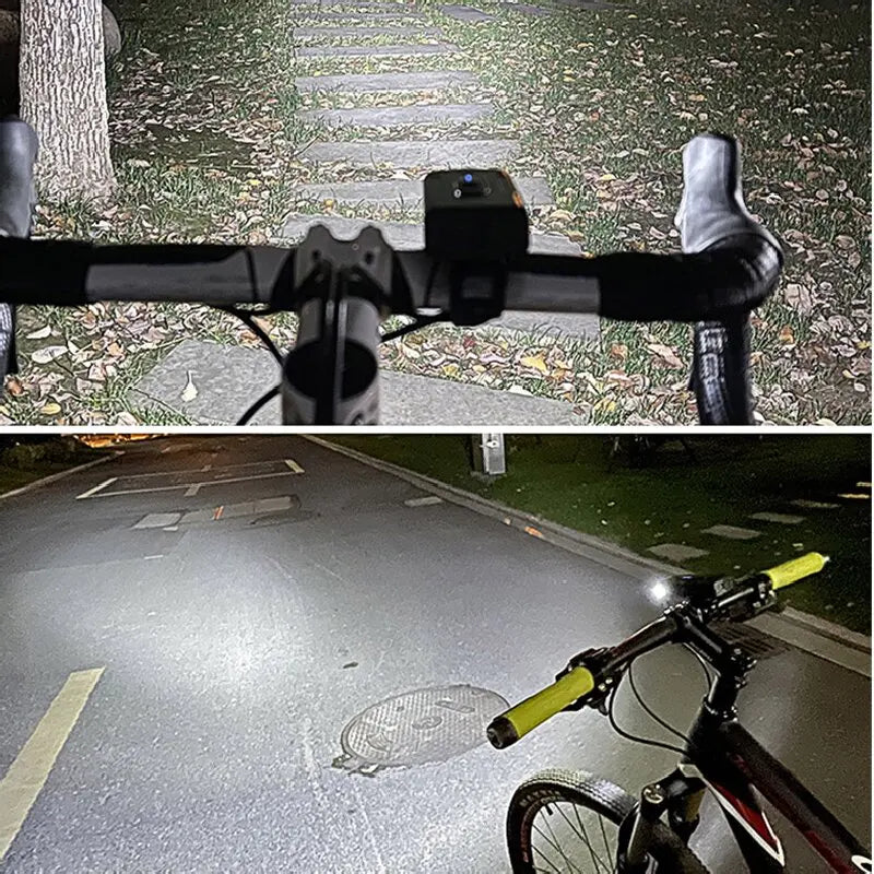 LED Bicycle Front Light Type-C Rechargeable Bicycle Headlight