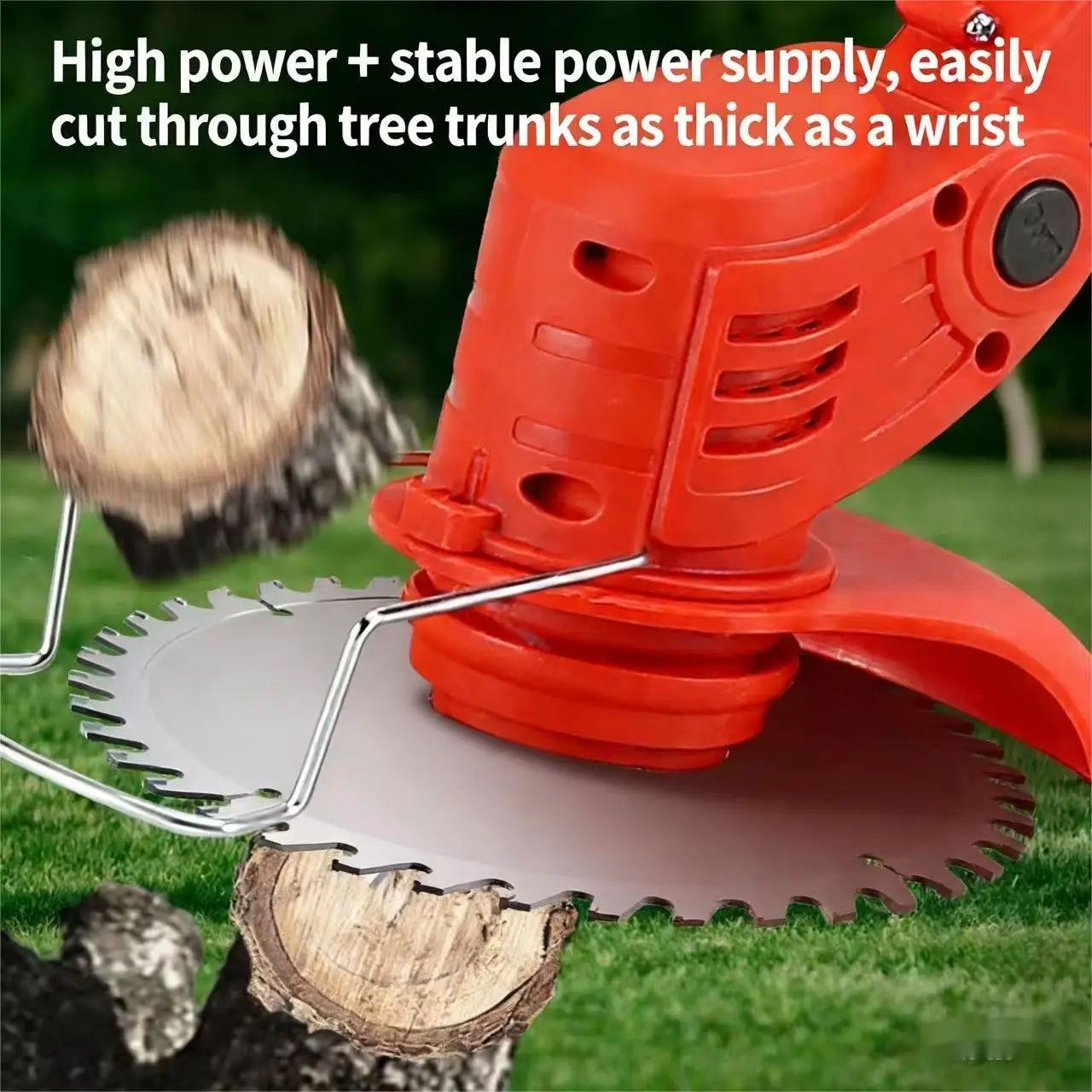 Heavy Duty Brush Saw W/Batteries