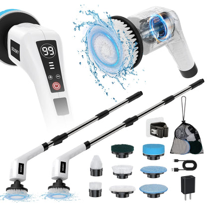 Cordless Cleaning Brush 8 in 1 Multifunctional