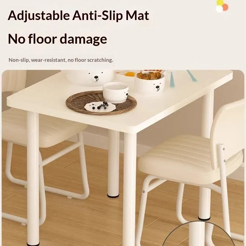 Dinner Table Extendable W/ 4 comfortable chairs