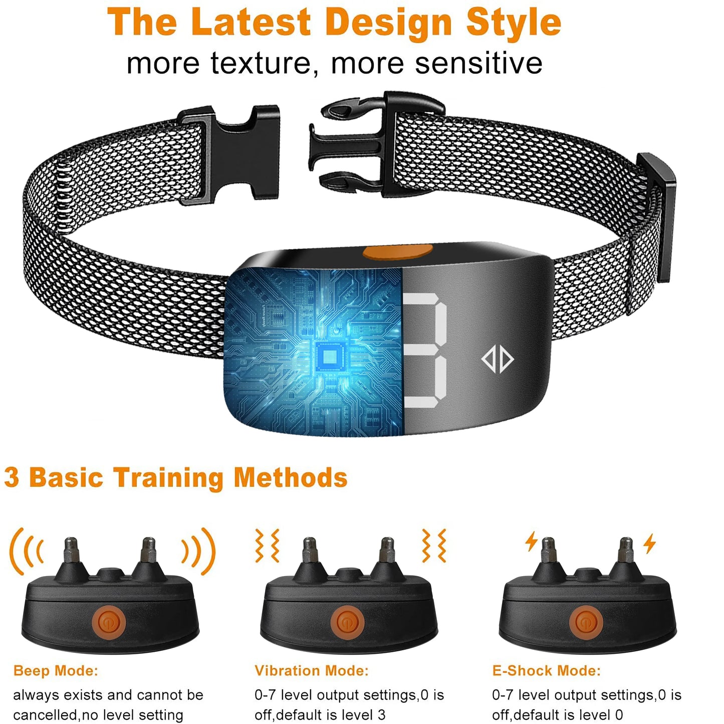Dog Bark Collar for Large Medium Small Dogs