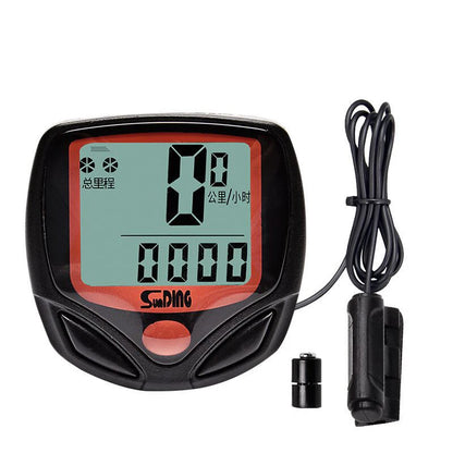 Bicycle Speedometer, Waterproof Wired Digital