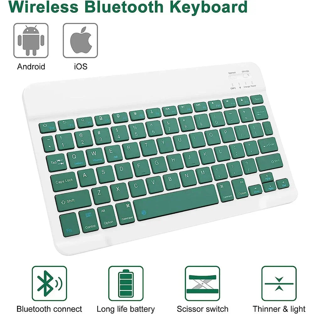 Case For iPad 10.2" 9th 8th 7th Generation, Keyboard Tablet Cover for iPad For iPad Air 10.5"(3rd Gen) Pro 10.5 inch 10.2 Inch