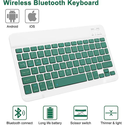 Case For iPad 10.2" 9th 8th 7th Generation, Keyboard Tablet Cover for iPad For iPad Air 10.5"(3rd Gen) Pro 10.5 inch 10.2 Inch