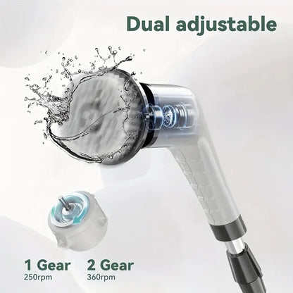 9-in-1 USB Rechargeable Electric Cleaning Brush