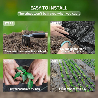 Perforated Weed Barrier Fabric Kit