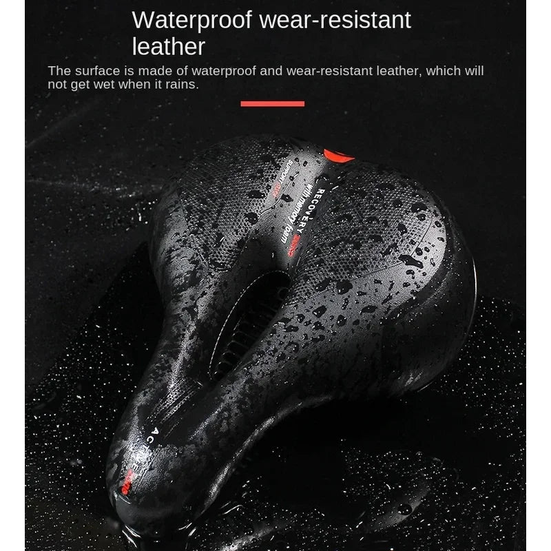 Breathable Hollow MTB and Road Bike Saddle with Shock Absorption and Ergonomic Comfort