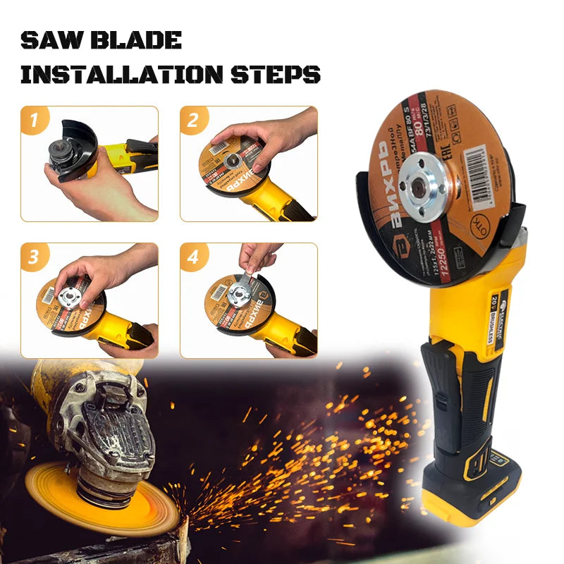 Angle Grinder Cordless