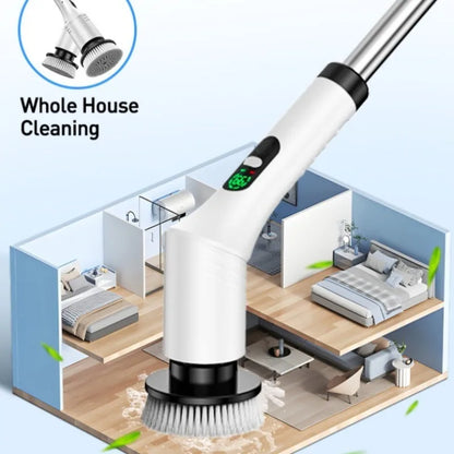 Electric Spin Scrubber 9 in 1 Cordless Cleaning Brush