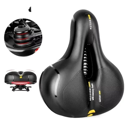 Breathable Hollow MTB and Road Bike Saddle with Shock Absorption and Ergonomic Comfort