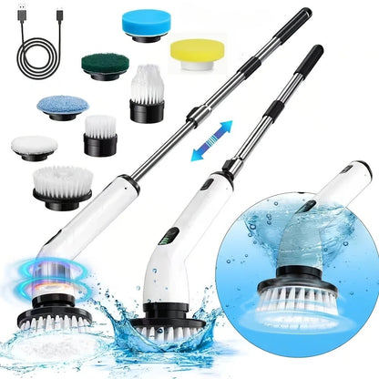 9-in-1 USB Rechargeable Electric Cleaning Brush