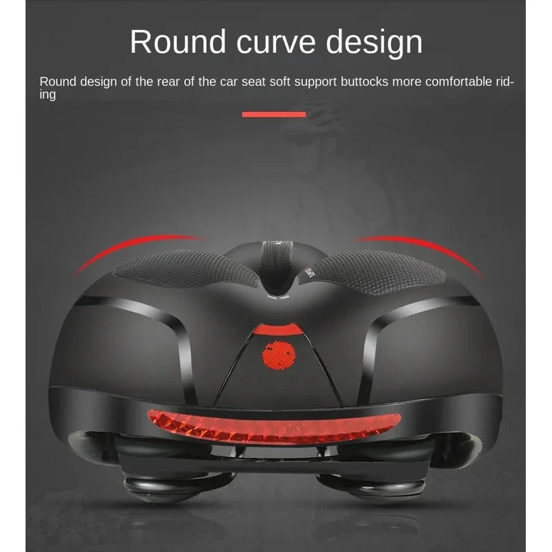 Breathable Hollow MTB and Road Bike Saddle with Shock Absorption and Ergonomic Comfort