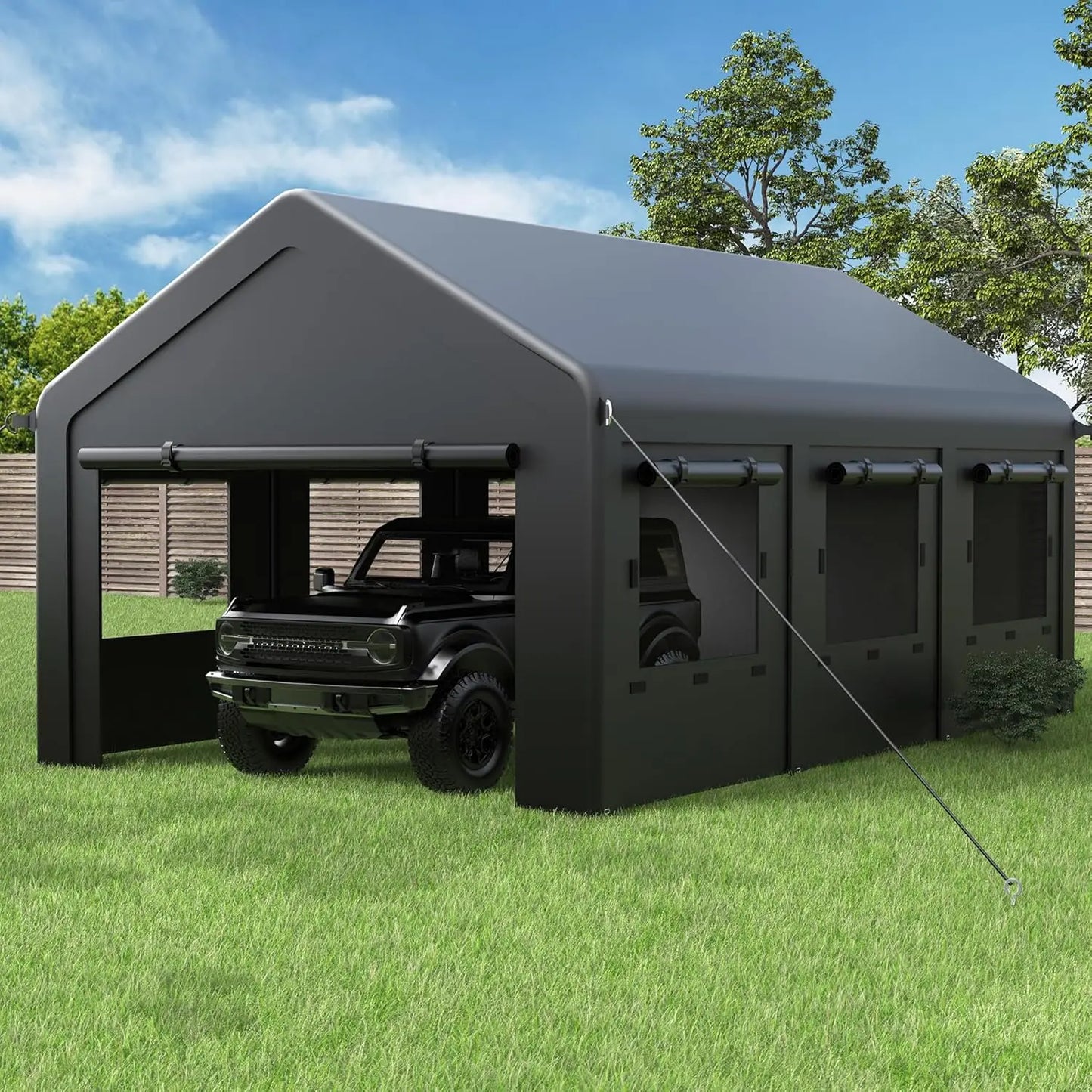 12' x 20' Outdoor Carport Canopy