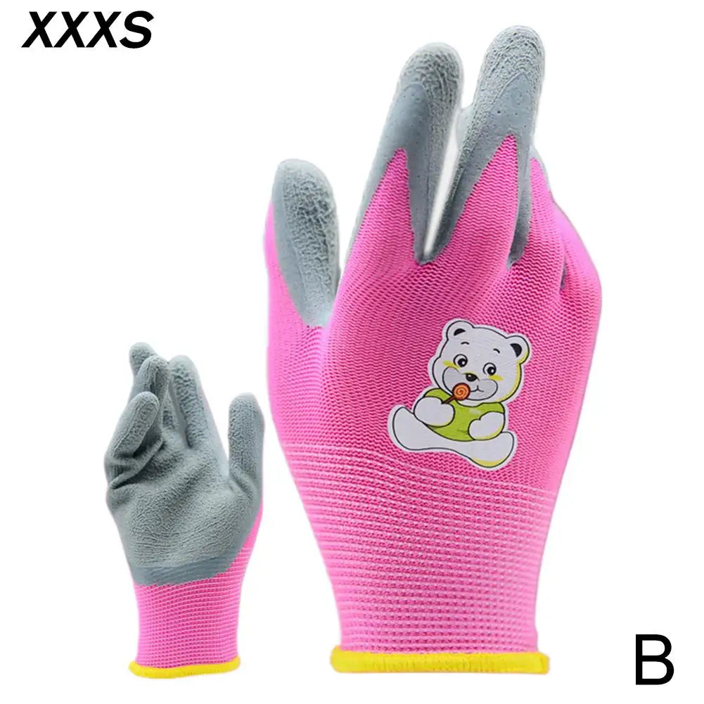 Kids Waterproof Garden Work Gloves