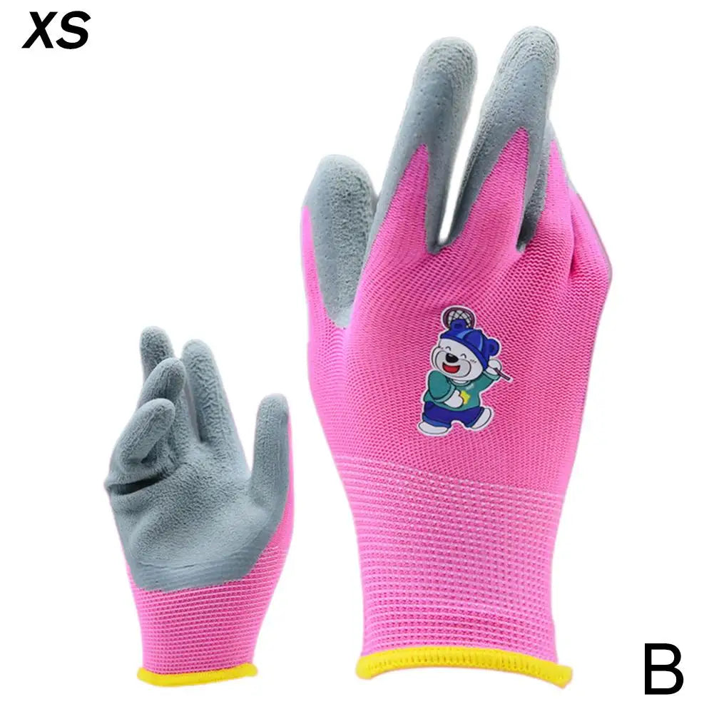 Kids Waterproof Garden Work Gloves